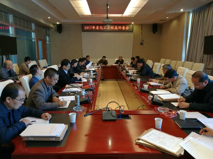 2017年省化工工程高评委会顺遂召开